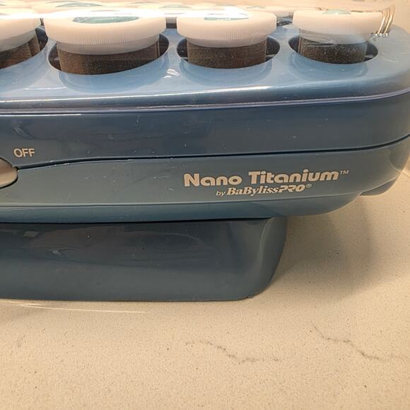 BaBylissPRO Nano Titanium Hot Rollers Set 20 Pc Hair Curlers Clips Included - Picture 3 of 6